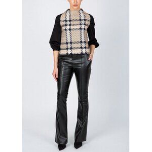 Hilton Hollis Lurex Check Jacquard Blouse